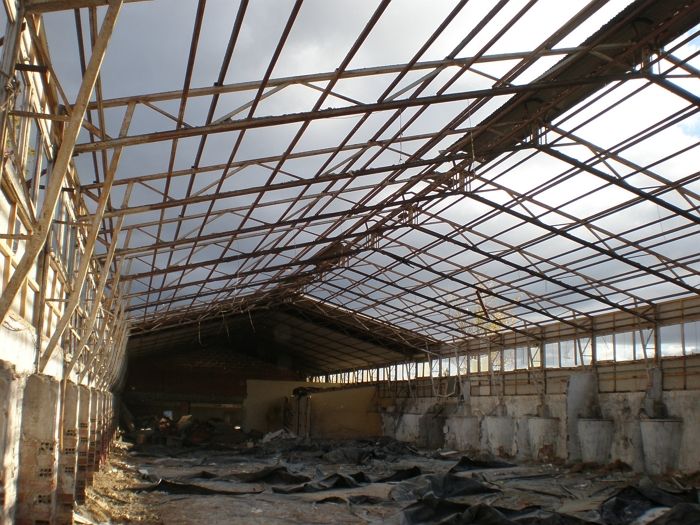 Desmontaje de paneles de fibrocemento en Boadilla