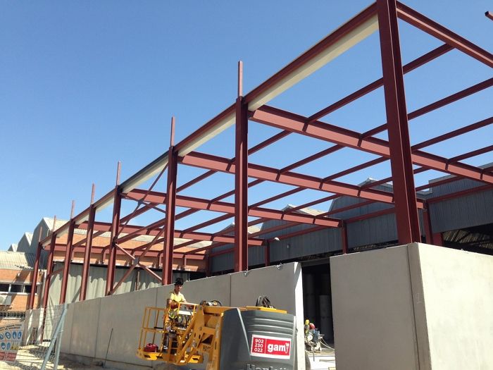 Estructura montada en Torrejón de Ardoz