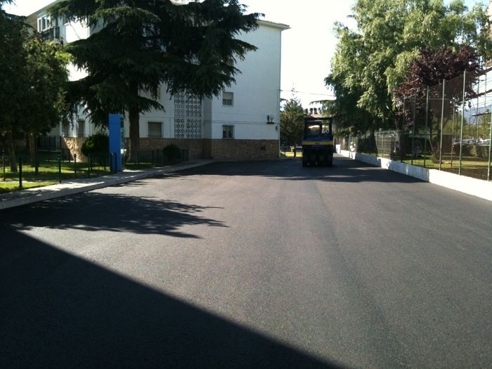 7 Pavimentación Urb Princialba en Collado Villalba